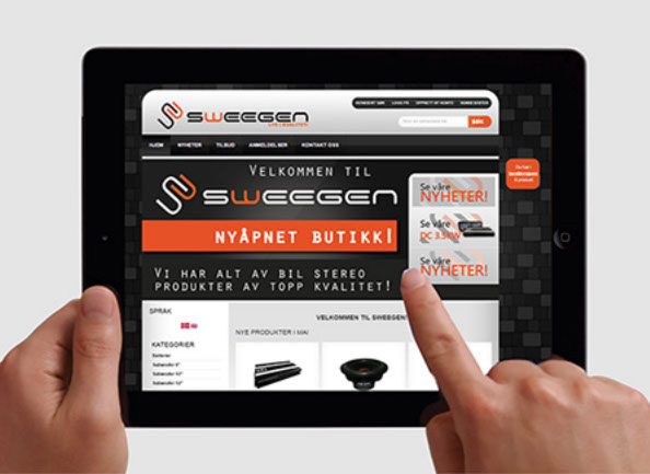 Bilde av websiden til www.sweegen.no