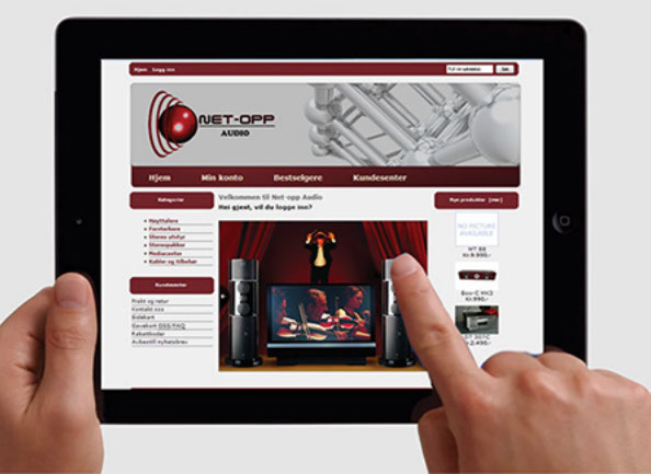 Bilde av websiden til www.net-opp.no